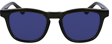 Calvin Klein Men's Sunglasses CK23505S - Olive with Solid Blue Lens