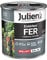 Julien Peinture Fer Anti-Rouille Brillant - Portes, grilles, portails, mobilier de jardin en métal - Gris Bleu 0,5 L