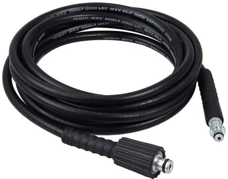 Manguera de alta presión Bekasa, 5800PSI, manguera de limpieza de tuberías Quick Connect M22 para Kärcher K2 K3 (5 m), Negro, Plástico, 1 unidad física