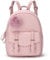 Missnine Petit Sac à Dos Femme Elegante Mini Sacs Portés Dos en Cuir PU avec Pompom Mignon pour Loisir Ville, Rose