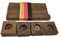 WOWOCON® 4x Dauerdocht Made in Germany in Wachs getränkt inkl. Halter aus Holzfaser für Wachsfresser Kerzenfresser Schmelzlicht Tischfeuer Docht Outdoor Kerzen Kerzenrestefresser Kerzenreste Wachs