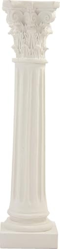 FADEDA Säule weiß/Höhe:30 cm/handbemalt/detailgetreue Krippen Figuren - Weihnachten Tisch Dekoration Krippe Zubehör