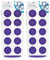 HOMESHOPA Ice Cube Tray 2 Pack, 10 Circle Cubes, Easy-Release Pop Out Flexible Silicone Reusable Ice Mold, BPA Free & Save Freezer Space, Removable Ice Cubes for Whisky Cocktails Beer Drinks, Purple