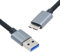 CY Cavo USB 3.0 Tipo-A Maschio a Micro 3.0 B Maschio Argento 5Gbps per Disk SSD Fotocamera Dati 30cm