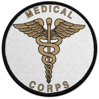 Patch US Medical Corps Militär Aufnäher Amy Sanitäter #30712