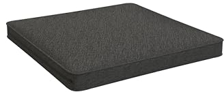 POKAR Loungekissen Sitzkissen Sitzauflagen Stuhl Stuhlkissen für Stuhl Rattanmöbel Gartenmöbel Kissen Outdoor Sitzpolster Lounge Polster 70x70x5 cm, Anthrazit