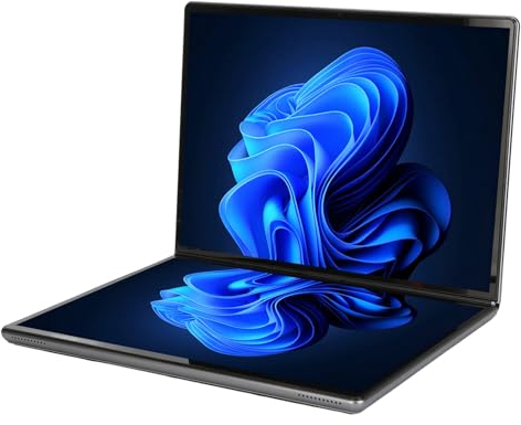 Konvertierbarer Laptop, Dual Screen Laptop, 13,5 Zoll Dual Touchscreen, 16GB 512GB ROM, UHD Grafik, Webcam, Stereolautsprecher, WLAN, BT 5.0, Eingabestift, Windows 11 Pro