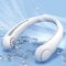 Portable Neck Fan, Neck Fans Rechargeable 3-Speeds Bladeless Fan, USB Powered Hands-Free Mini Fan 3000mAh Neck Fans Rechargeable, 360 Degrees Airflow, for Outdoor Indoor (White)