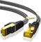 ARISKEEN Cat 8 Cable Ethernet 0.5M, Cat8 Cable Trenzado Plano de Alta Velocidad(40Gbps 22000Mhz/s) Gigabit Rj45 STP Red de Internet Blindada Cable de Conexión Lan para,Módem,Enrutador,Computadora,PC