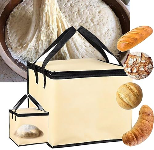 Dough Proofer Proofing Box with Heater + Handle - Reusable, 3 Gear Adjustment, Low-Temperature Heating for Bread, Yogurt, Natto - Perfect for Baking Enthusiasts!