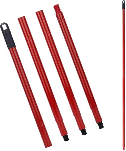 Manico di Ricambio per Mocio Compatibile con Vileda Turbo Spin Mop, 4 Sezioni con Regolabile Sostituzione Stick, manico facile da strizzare per la pulizia del pavimento, da 15 a 55
