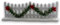 Steccato Recinzione in Legno con Luci Accessori presepe 16 cm x h. 5,5 cm mini Recinto Marrone Bianco Staccionata christmas village Paesaggio Natale Ambientazione Natalizia