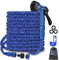 BABADU 50FT Expandable Garden Hose Pipe - Flexible Retractable Magic Hose with 3/4, 1/2 Leakpfoof Fittings,Expanding Garden Hose with 8 Function Spray Gun