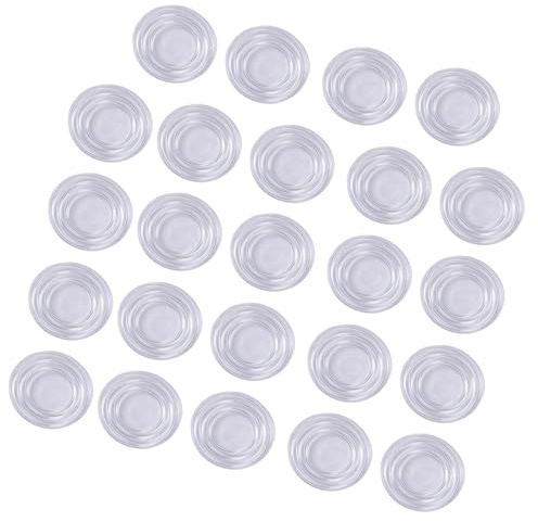 20 almohadillas de PVC transparente antideslizantes para mesa de cristal, almohadillas protectoras para mesas de café de cristal