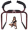 Sex Chiar Multifunction Sex Position Enhancer Chair, Sex Furniture Love Position Aids Chair with Handrail, Novelty Sex Toy Sex Games Sex Bench for Couples Adult SM Games (Red)