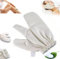 Garshana Handschuhe Rohseide Massagehandschuhe, Ayurvedische Massage, Trockenbürstenhandschuhe, Seidenhandschuhe für Peeling Haut, wiederverwendbar und sanft zur Haut (1 Stück)