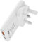 TWICK - 65W GaN Fast Charger, PPS, Ultra Slim, Dual USB C & USB Adapter, Folding US Travel Plug, Removable UK Prong for MacBook Pro/Air/Dell/HP Laptop, iPhone 16/15/14, iPad, Galaxy S25/S24/S23, Pixel