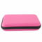Acouto Sustainable Travel Safety for New 3DS XL with Zipper - Practical for Chargers and Headphones (Pink)