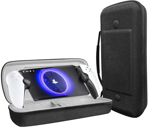 TXWLLIU Tragbare Aufbewahrungsschutz-Reisehandtasche, Kompatibel mit Sony PlayStation 5, Weiches Futter und Kratzfestes Material, Design mit Hoher Kapazität und Tragegriff, Schwarz