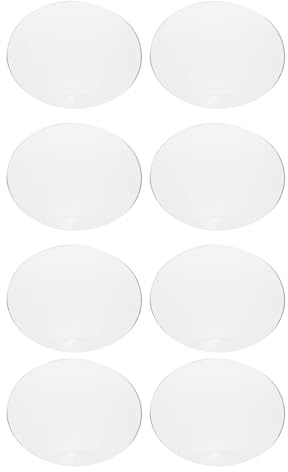 Healeved 10 Stück Uhrengläser 50 Mm Rundes Glas Für Schule Und Labor Transparentes Chemie Glas Für Verdunstungsschale Becherdeckel Oder Trägerplatte Für Experiment Und Unterricht