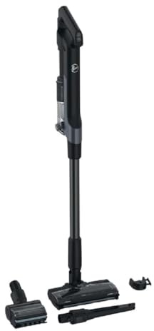 Hoover ultraleichter kabelloser HF2 Akku Staubsauger für alle Böden, mit Verdichtungs-Funktion für 3X mehr Staubkapazität, Anti-Twist gegen Haarverwicklung, LED-Leuchten, 40min Laufzeit HF210P1 011