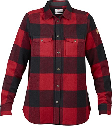 Fjällräven Damen Canada Shirt, Rot, M EU