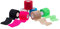 ZiATEC Cohesive Tape - Elastische, selbsthaftender Fixierverband für Mensch und Tier, Farbe:12x beige/pink (24x 5.0cm)