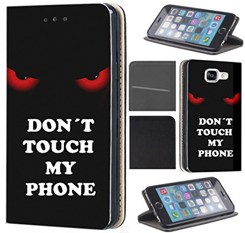 CoverHeld Hülle für Huawei Mate 20 Lite Handyhülle Bild 2002 Don´t Touch My Phone Rot Schwarz aus Kunstleder Schutzhülle Flipcover Handy Case Hülle für Huawei Mate 20 Lite
