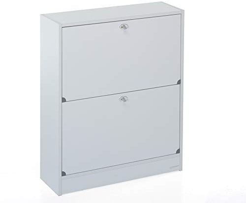 Foppapedretti Cenerentola 12H Modulares Schuhregal, Weiß