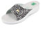 JOMIX Ciabatte Donna Estive Ortopediche Zeppa Comode con Strappo Regolabile Made in Italy Pantofole ergonomica Casa e Passeggio ITD1463 Lince Grigio 36