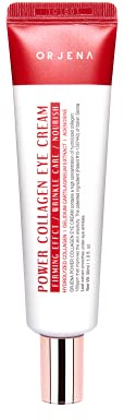 ORJENA Power Collagen Augencreme, straffende Wirkung, Faltenpflege, Pflege für alle Hauttypen, 30 ml Nettogewicht