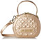 Love Moschino Damen Schultertasche, Stahlgrau