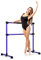 COSTWAY Ballettstange freistehend, Ballet Bar höhenverstellbar, Ballett Barre aus Eisen, Stretch Barre bis 50KG belastbar, ideal für Kinder und Erwachsene (Weiß+schwarz)