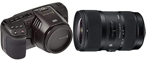 Blackmagic Design Pocket Cinema Camera 6K avec Monture EF & Sigma Objectif 18-35 mm F1,8 DC HSM Art - Monture Canon