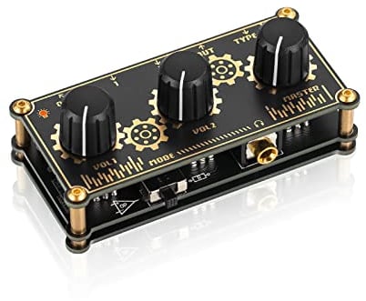 Mini mixer di linea stereo a 2 canali portatile, per monitoraggio in cuffia per club, live e registrazione in studio