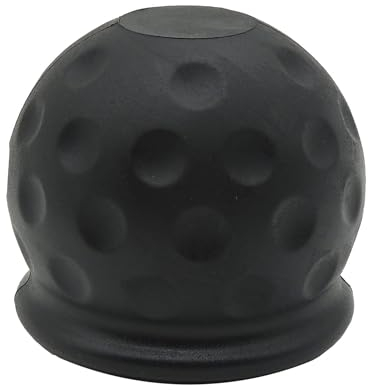 HIsports 50mm Gomma Tappo Gancio Traino Rimorchio, Copertura a Sfera per Gancio di Traino, Copertura del Gancio di Traino della Copertura della Sfera di Rimorchio, Copri Palla Gancio Traino per RV