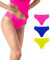 Risalti Slip Donna Brasiliana Microfibra 3 pz -Brasiliana Donna Senza Cuciture, Bikini più Morbidi delle Mutande Donna Cotone, Tanga, Women Underwear - Made in Italy