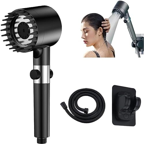 EXQST Deutsch Multifunktions Massage Duschkopf Großer Durchfluss Handbrause Hochdruck 3 Modus Handbrause Düse
