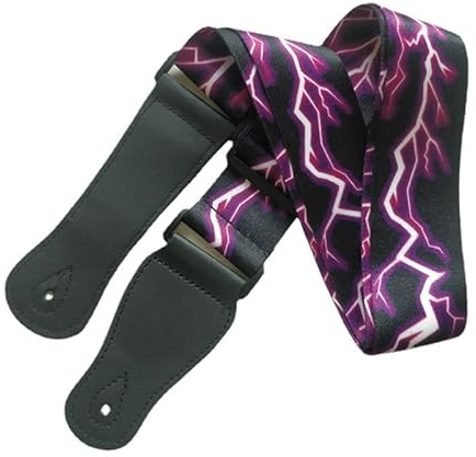Mucee 5,1 cm Gitarrengurt aus Stoff, Bassgurt, Mehrfarbig 11, One size