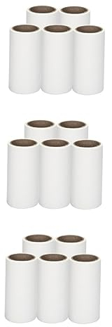 SOLUSTRE 15 Stück 60 Blatt Klebriges Papier-Fusselroller-Zubehör Reinigungsband-Set Aufkleber Dip-Roller-Zubehör Kleidung