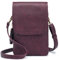 Roulens kleine Handy Umhängetasche Damen, Handytasche mit Geldbörse zum Umhängen, PU Leder Tasche damen für Frauen Designer, verstellbarer Riemen und Schlüsselanhänger