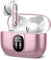Csasan Bluetooth Kopfhörer, Kabellos Bluetooth 5.3 Tiefer Bass mit 4 ENC Mikrofon, 40 Std Spielzeit In Ear Kopfhörer, Touch Control Noise Cancelling Earbuds, IP7 wasserdichte, Roségold