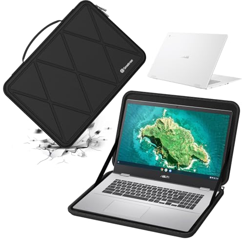 Smatree Funda Protectora rígida de EVA Compatible con Laptop ASUS Chromebook Flip CX1 (CX1400)/ASUS Chromebook CX1 (CX1400) de 14 Pulgadas, Bolsa Impermeable y antigolpes (X8262)