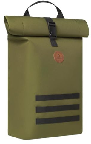 CABAIA - modèle Agadir - Sac à dos Starter déperlant et Vegan - Doté d'un compartiment rembourré pour ordinateur 15 pouces - Elegant pour Homme et Femme - Ecole, Voyage et Affaires - 20 à 23L