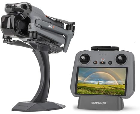 Desktop-Display-Ständer für DJI Air 3S/3/2S/2 Drohne mit RC/RC2-Fernbedienungshalter, Drohnen-Ausstellungssammlung, Stativ-Halterung für DJI Air 3s Zubehör, 2 Stück Ständer