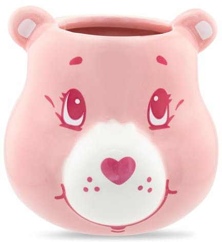 Care Bears Cheer Bear Sculpted Ceramic Mini Mug | Holds 3 Ounces