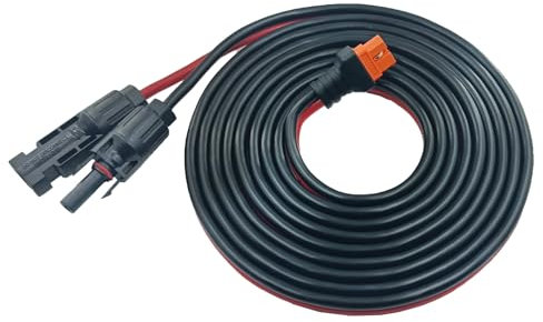 YIMIKEDAYA Solarstecker auf XT60i SolarKabel 12AWG XT60I-F Solarladekabel für Ecoflow Powerstation Solargenerator (10AWG 3M)