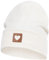 Smarilla Mütze Beanie Mädchen Damen Kinder Übergangsmütze gerippt, Größe: 58-60, Farbe: Creme