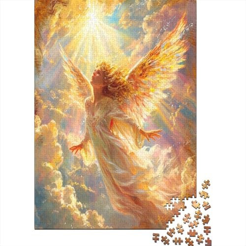 Farbenfrohes Puzzle Schöner Engel Klassische Puzzles Home Dekoration Puzzle Gott Puzzle-Geschenk 1000 Teile Puzzle Erwachsenen Puzzle Für Erwachsene Kinder 1000pcs (75x50cm)