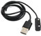 System-S USB 2.0 Kabel 100 cm Ladekabel für Xplora X6 Play Smartwatch Adapter in Schwarz